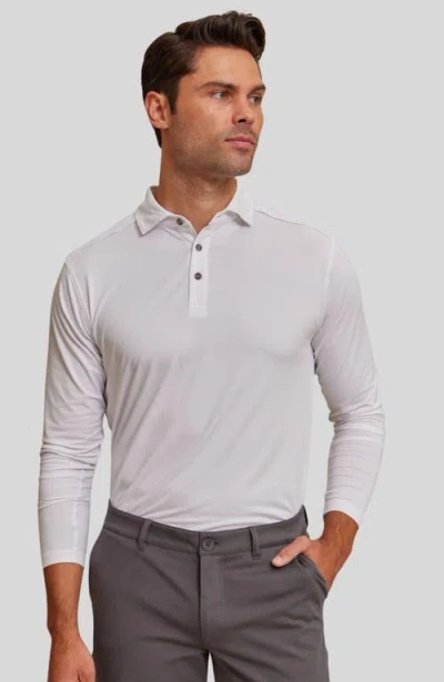 Rye 51 The Voyager Long Sleeve Polo In White
