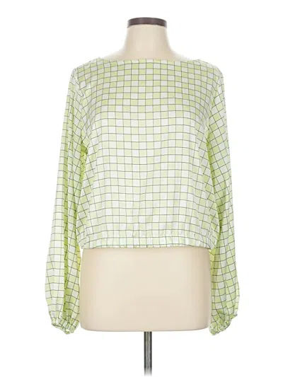 Pre-owned Ryegrass Long Sleeve Blouse In Green