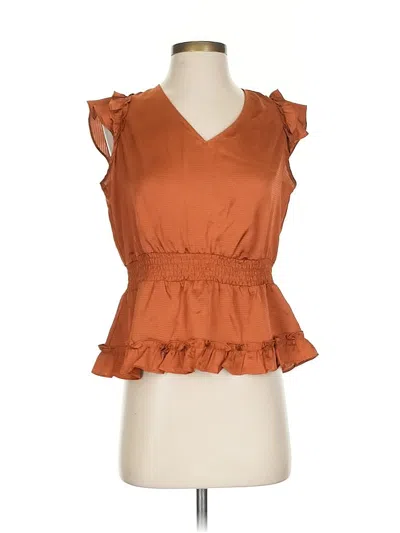 Pre-owned Ryegrass Sleeveless Blouse In Orange