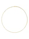 Ryenn's Eyes Aventurine Tennis Necklace In Gold