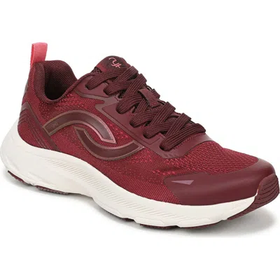 Ryka Women's Devine Walking Lace-up Sneakers In Burgundy