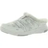 Ryka Anise Womens Slip On Faux Fur Lined Slip-on Sneakers In White