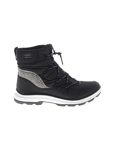 Pre-owned Ryka Ankle Boots In Black