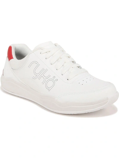Ryka Court Side Womens Leather Lifestyle Athletic And Training Shoes In White