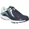 Ryka Dash Pro Womens Leather Fitness Walking Shoes In Blue