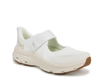 Ryka Devotion Max Mary Jane Walking Sneaker In White