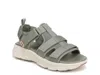 Ryka Devotion Max T Strap Sandal In Gray