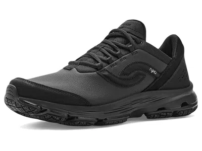 Ryka Devotion Slip Resistant Women's Clog/mule Shoes Black Leather: 11 D - Wide