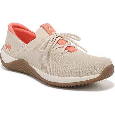 Ryka Echo Knit Fit Womens Fitness Lifestyle Casual And Fashion Sneakers In Beige