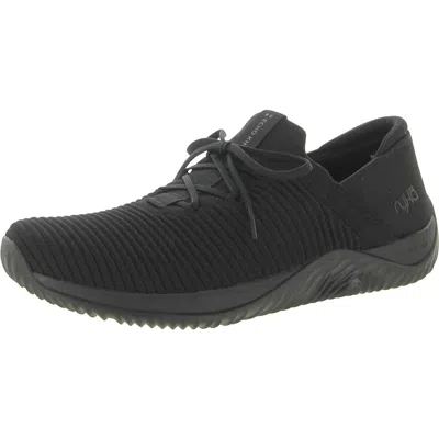 Ryka Echo Knit Fit Womens Fitness Lifestyle Casual And Fashion Sneakers In Black