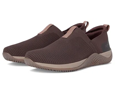 Ryka Echo Knit Slip On Sneaker In Brown