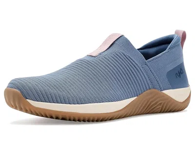 Ryka Echo Knit Slip On Sneaker In Blue