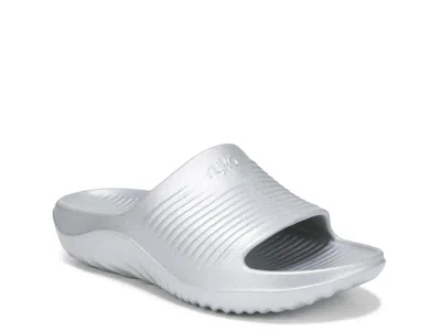 Ryka Echo Recovery Slide Sandal In Silver