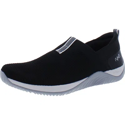 Ryka Echo Womens Slip On Activewear Athletic And Training Shoes In Black
