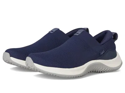 Ryka Encore Knit Slip On Sneaker In Blue