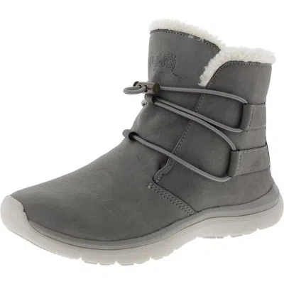 Ryka Evie Womens Faux Fur Round Toe Mid-calf Boots In Multi