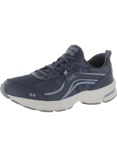 Ryka Incredible Womens Leather Workout Running & Training Shoes In Blue