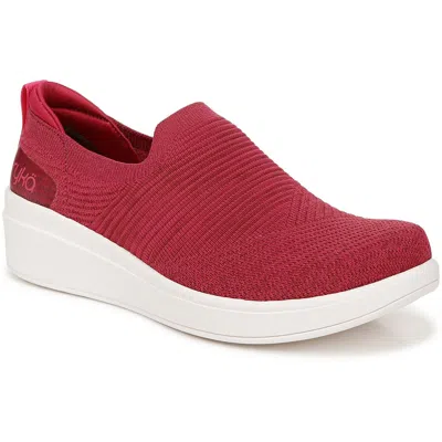 Ryka Limitless Womens Stretch Knit Casual And Fashion Sneakers In Red