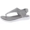 Ryka Margo Womens Slingback Thong Sandals In Gray