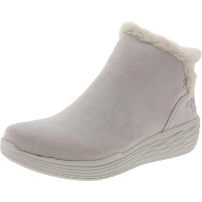 Ryka Nimbus Womens Faux Fur Lined Manmade Shearling Boots In Multi