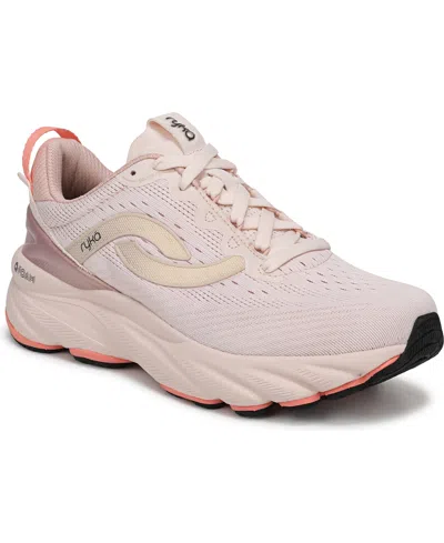 Ryka Premium Ryka Women's Distance Round Toe Sneakers In Pink