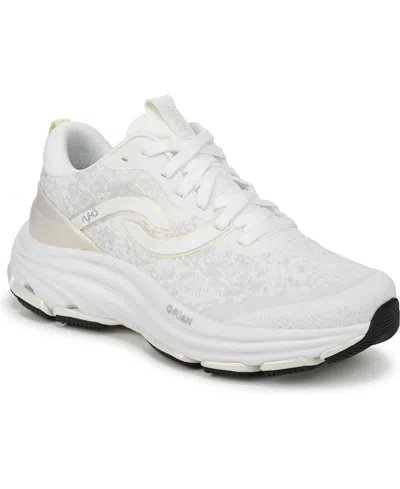 Ryka Premium Women's Dedicate Xtra Lace-up Sneakers In White