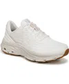 Ryka Premium Women's Devotion X Max Plus Lace Up Walking Sneakers In White Alyssum Mesh Fabric