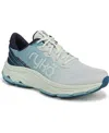 Ryka Premium Women's Devotion X Max Plus Lace Up Walking Sneakers In Icicle Green Mesh Fabric