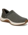 Ryka Premium Women's Encore Knit Plus Slip On Sneakers In Alpine Green Fabric