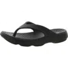 Ryka Rest Ez Womens Cushioned Thong Flip-flops In Black
