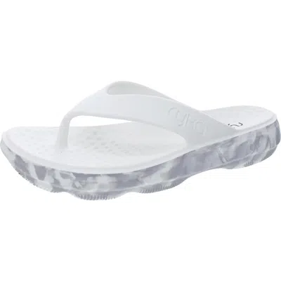 Ryka Rest Ez Womens Cushioned Thong Flip-flops In Multi