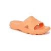 Ryka Restore Womens Slip On Flat Pool Slides In Orange Eva