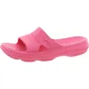 RYKA RESTORE WOMENS SLIP ON FLAT POOL SLIDES