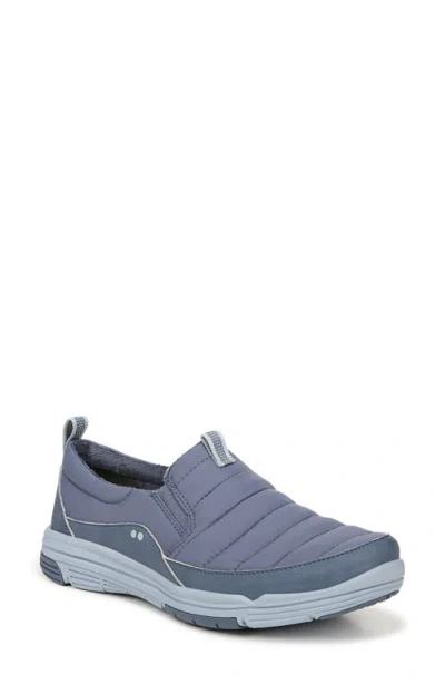 Ryka Rykä Ava Water Repellent Slip-on Sneaker In Flintstone Blue