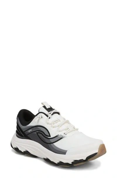 Ryka Wide Width Devotion Ez 2 Slipon Sneaker In White