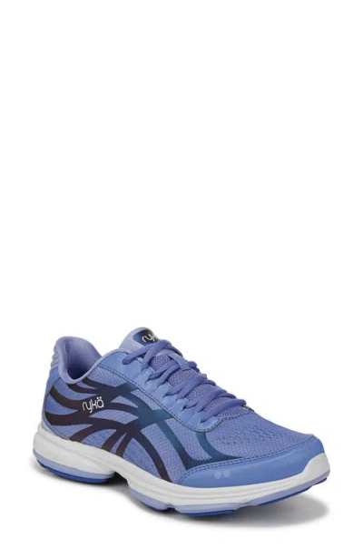 Ryka Women's Devotion Plus 3 Walking Shoes In Persian Blue Mesh Fabric