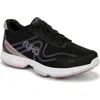 Ryka Women's Devotion Plus 5 Walking Sneakers In Black Mesh,faux Leather