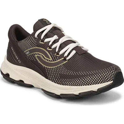 Ryka Rykä Devotion X 2 Walking Shoe In Java Brown/ Black