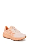 Ryka Rykä Devotion X Max Plus Walking Sneaker In Orange Tart