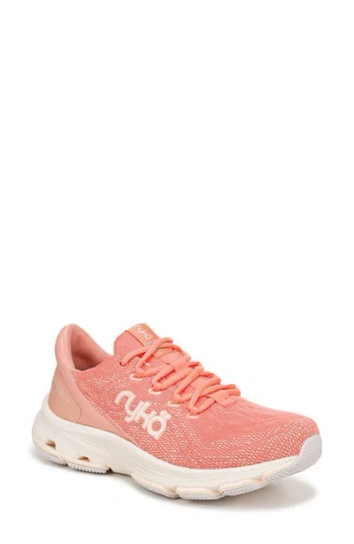 Ryka Women's Devotion X Walking Shoes In Coral Orange