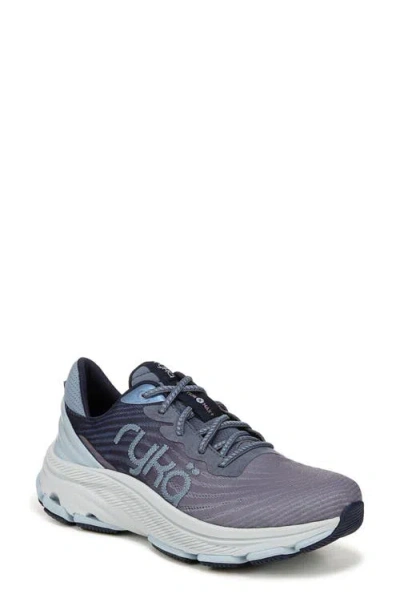 Ryka Rykä Devotion X Max Plus Walking Sneaker In Flintstone Blue