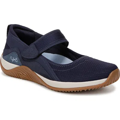 Ryka Rykä Echo Knit Mary Jane Sneaker In Academy Blue