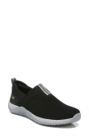 Ryka Echo Womens Slip On Activewear Athletic And Training Shoes In Black/black