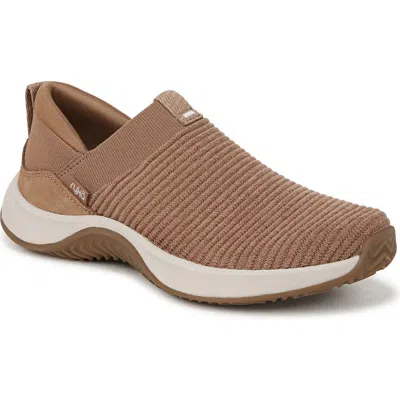 Ryka Rykä Encore Knit Plus Sneaker In Walnut Brown