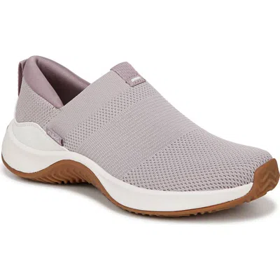 Ryka Women's Encore Knit Washable Slip On Sneakers In Purple Fog Knit Fabric