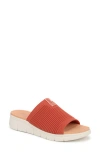 Ryka Rykä Epic Slide Sandal In Orange Paprika