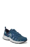 Ryka Rykä Hydro Sport Athletic Water Sneaker In Moroccan Blue Mesh,faux Leather