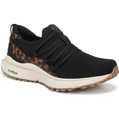 Ryka Rykä Jumpstart Lace Slip-on Sneaker In Black