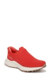 Ryka Jumpstart Womens Knit Arch Support Slip-on Sneakers In Cayenne Red