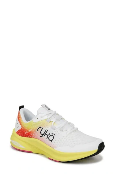 Ryka Rykä No Limit Training Shoe In White Yellow